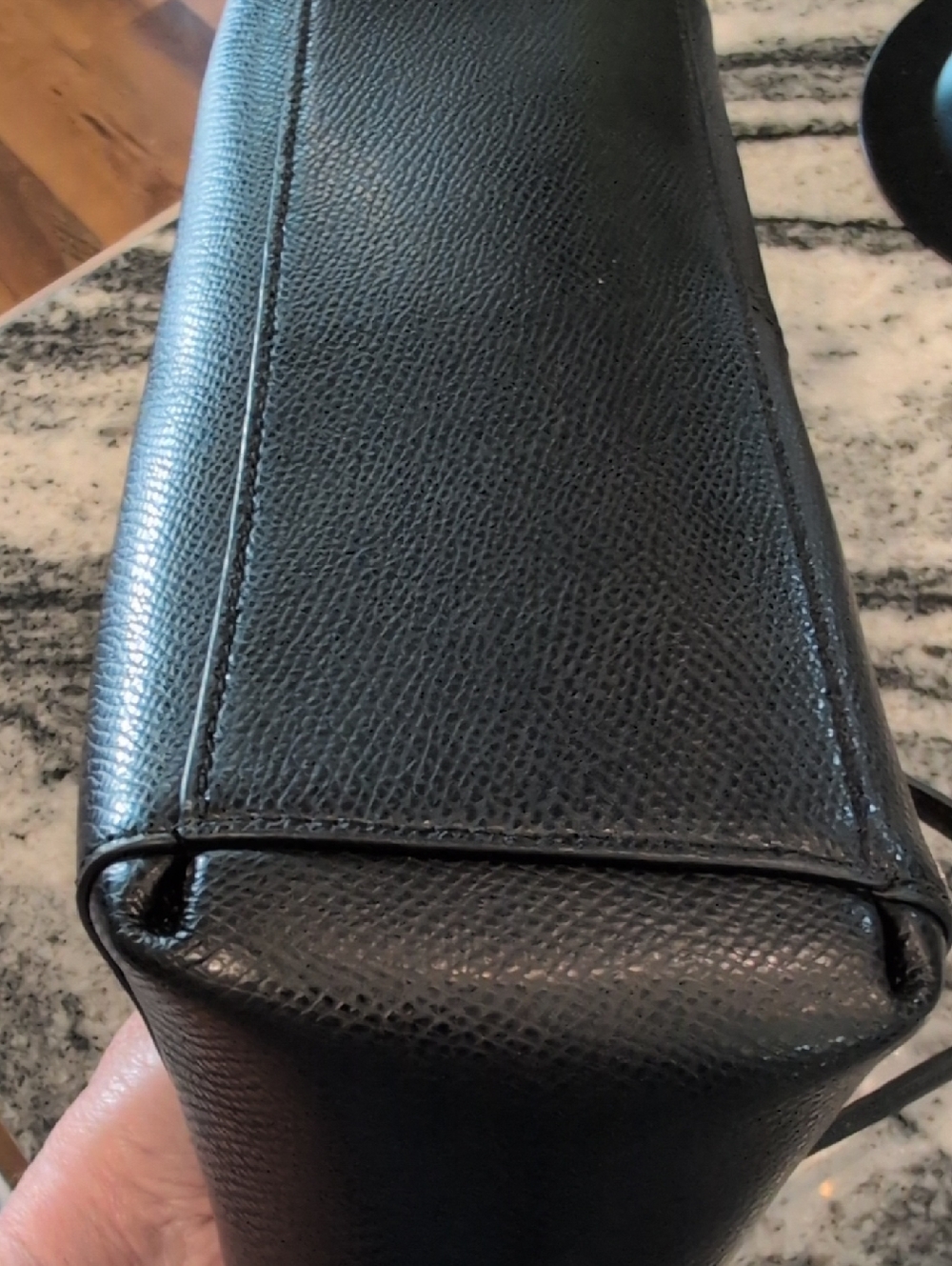 Coach Chelsea Mini Black Pebbled Leather Dome Satchel Bag & Matching Wallet - Picture 8 of 16